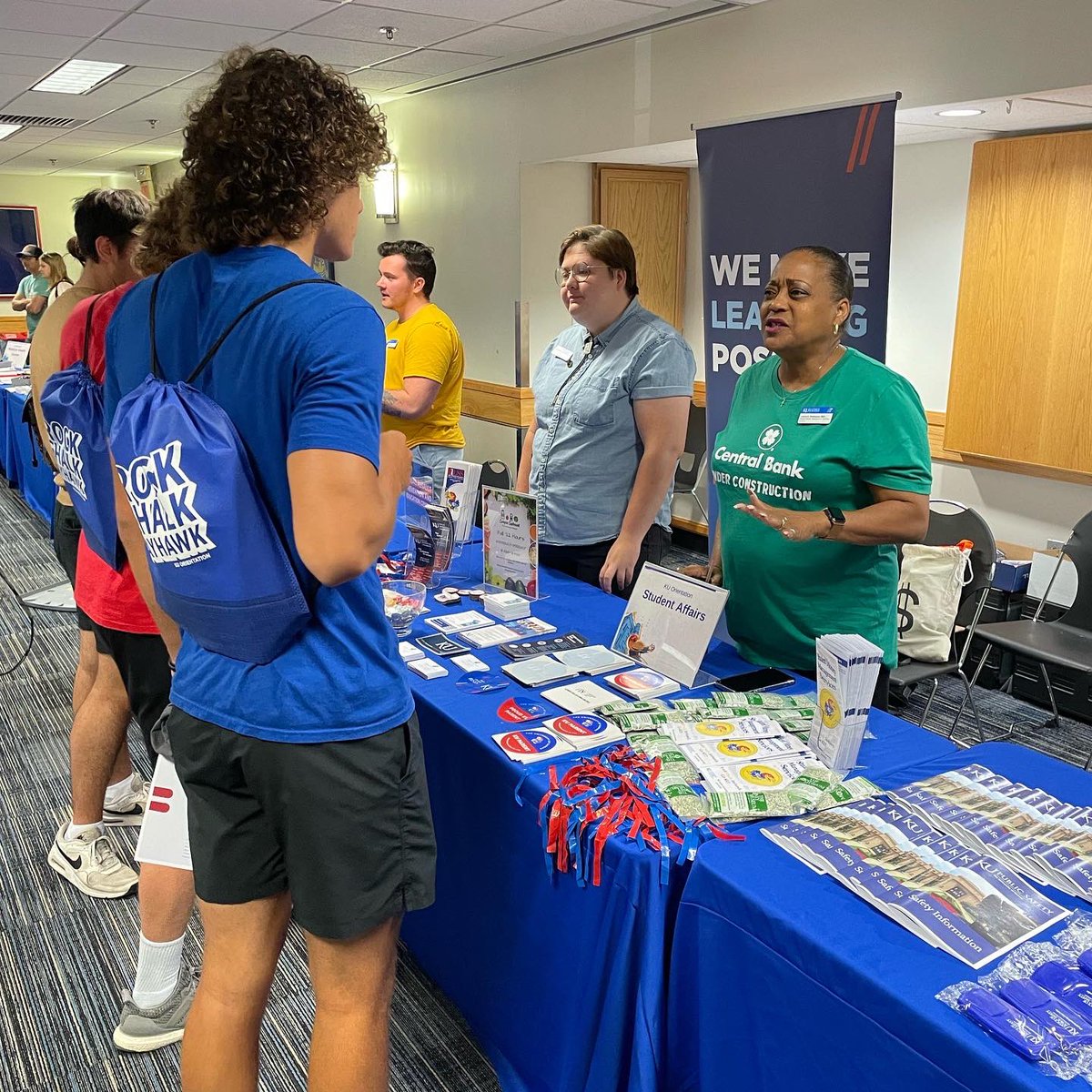 Kuorientation's tweet image. Thank you so much to everyone who helped make orientation possible this summer! Our campus partners helped us everyday with panels, opportunities fair, providing resources and so much more! We love our KU community! 

#kuorientation