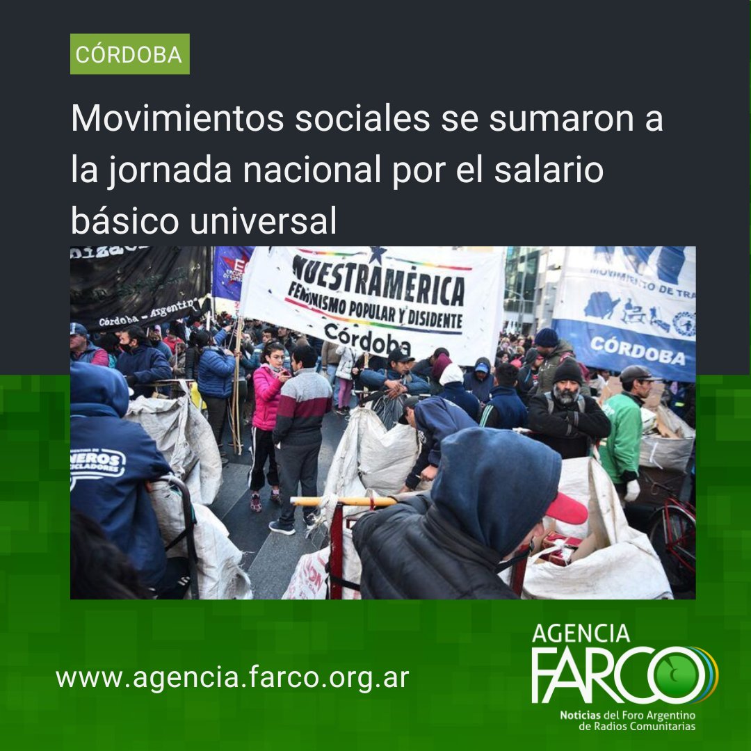 farcoargentina's tweet photo. 🗣️ “Planteamos el pliego de los trabajadores desocupadxs pero también de los asalariados planteando paritarias que estén por encima de la inflación”, expresó Federico Giuliani, secretario general de @ATECordoba, en  @radiolaranchada.

📰 Nota completa en https://t.co/2AYDR8Ku3C https://t.co/8Tkl2RQ92x