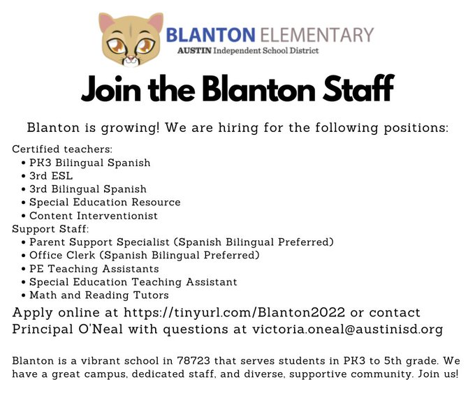 Blanton Elementary tweet media