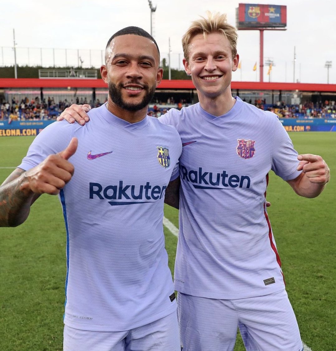 Carte Futera Unique Nations 2021-22 - Pays-Bas /35 (Frenkie De Jong & Memphis Depay)