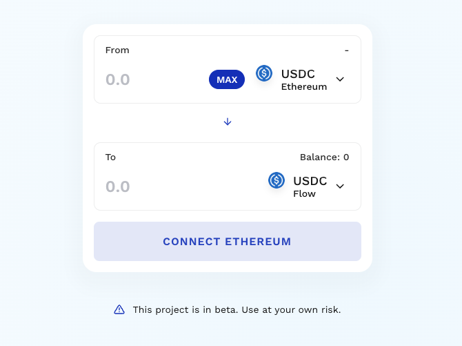 Reminder that you can now easily bridge $USDC from Ethereum to Flow via <a href="/BloctoApp/">BloctoApp (🐚,🐚)</a> Teleport

Venture over from $ETH and explore the gas-free Flow Blockchain ecosystem

swap.blocto.app/#/teleport