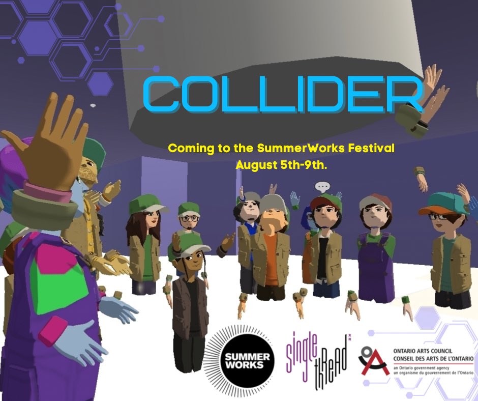SingleThreadCo's tweet photo. We are eager to announce that our on-going research project COLLIDER will be a part of the 2022 Summerworks Lab and World Stage Design Scenofest.
Details @SummerWorksTO or click the link in our bio.
#SingleThread #summerworksTO #STCollider #VR https://t.co/jUSvvyu0Pd