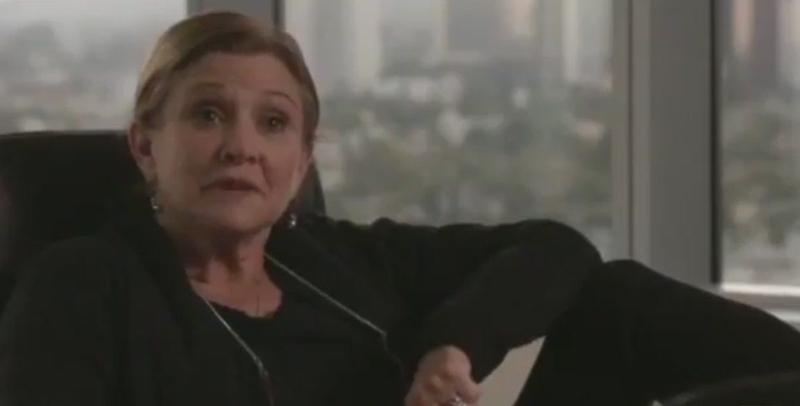 PureCunnilingus's tweet photo. Carrie Fisher flips the "casting couch" script with Jim Jefferies in "Licked" from the series "Legit". 
https://t.co/XGAqVAdUhE https://t.co/ykiRXbYliD