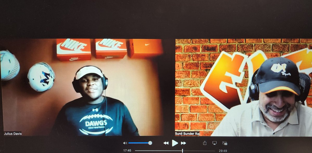 InsideThePB's tweet photo. Enjoyed interviewing #JuliusDavis @JuliusDavis151 a recent graduate of #ManvelHighSchool #Manvel #Texas @ManvelHS defensive end/tackle @HokaHeyFootball & committed to #HoustonBaptistUniversity @HoustonBaptistU @HBU_Football this evening via @Zoom @TheEveryDayFan2 ๐ https://t.co/XyZP74r6iZ