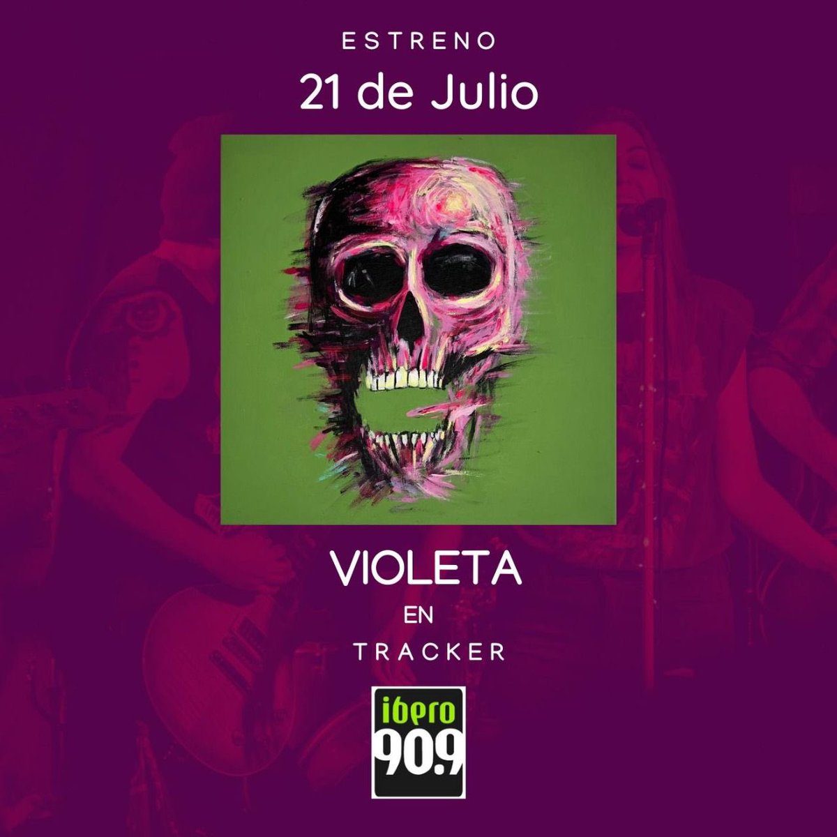 LANEMUSICMX's tweet photo. Hoy estreno “violeta” por @Ibero909FM #Tracker909 @danylagarza @mariipeanuts https://t.co/PYNJfzxKgW