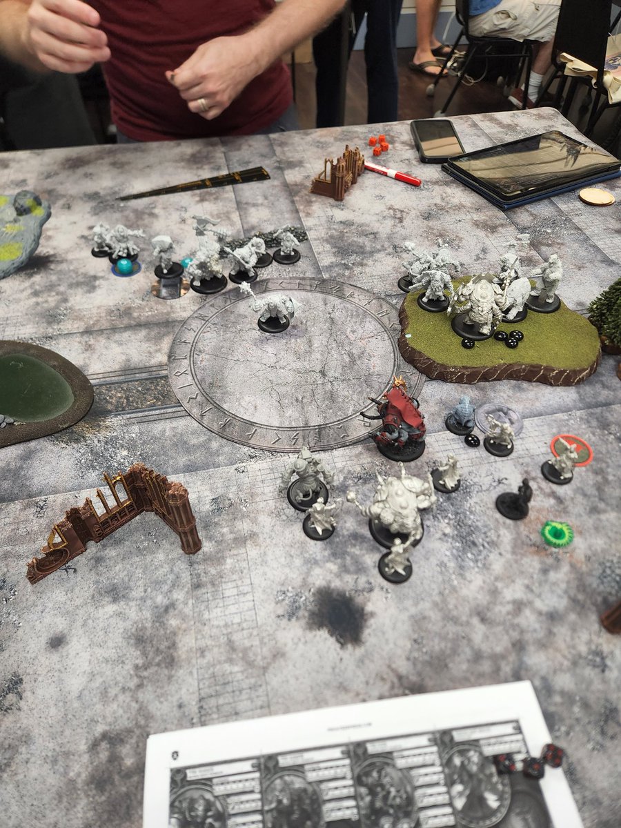 Asmoridin's tweet photo. Played a #Brawlmachine game, lost a brawlmachine game. #hordes by @privateerpress https://t.co/dgEstRiHnv