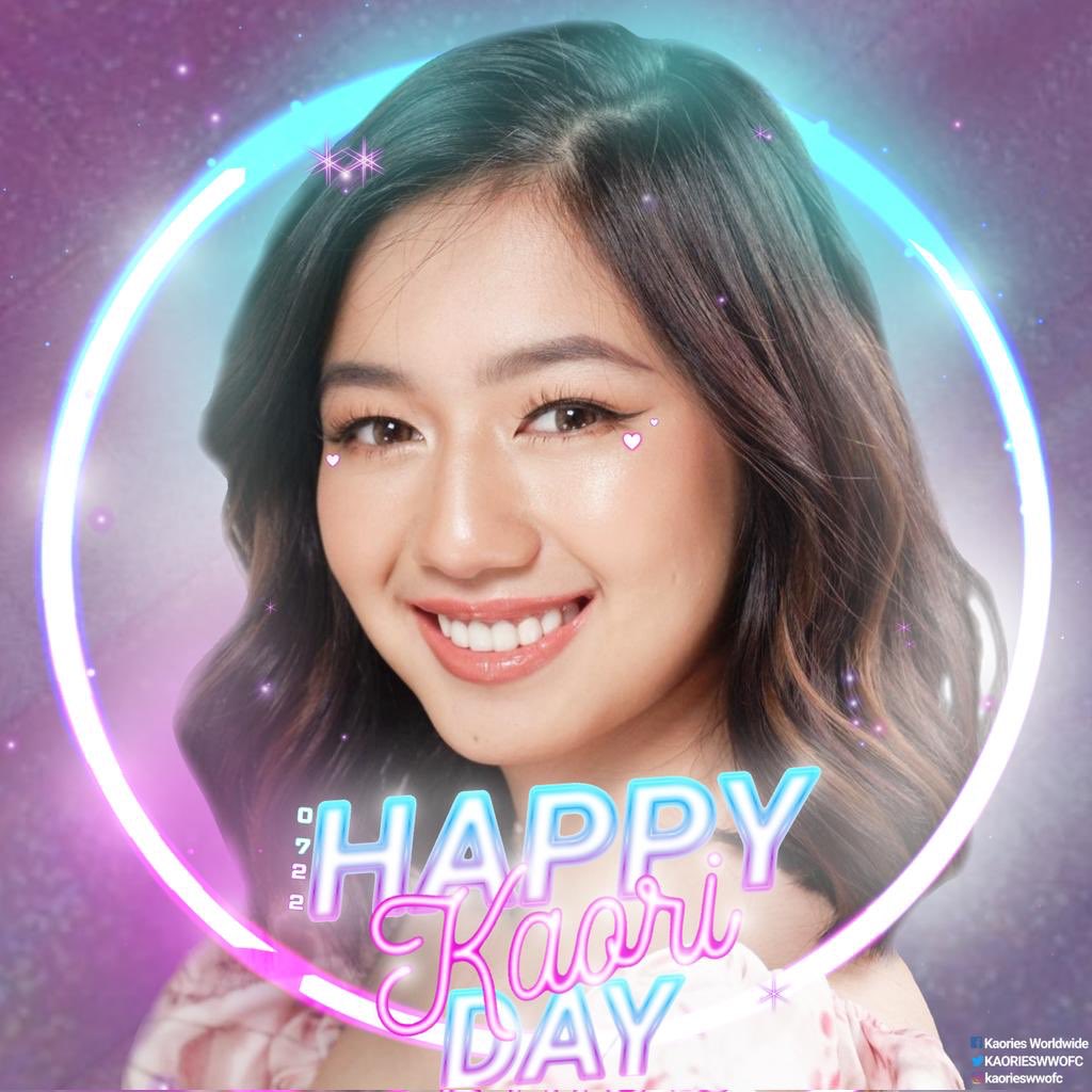 Goodmorning! Join us by using our second official tagline. Thank you! Happy Birthday, @kaori_oinuma. KAORI OINUMA DAY