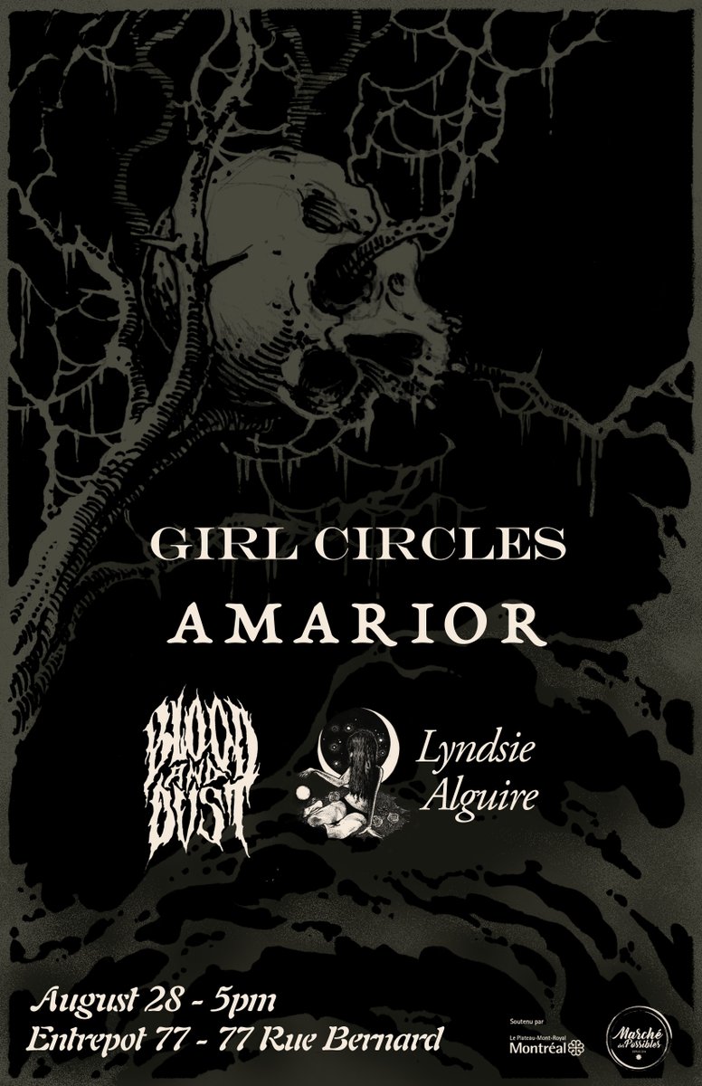 amariornoise's tweet photo. I'll be playing this show alongside Girl Circles, Lyndsie Alguire, and Blood and Dust (first show!) in August. It's early and outdoors. I hope to see you there https://t.co/etHS99pr4s