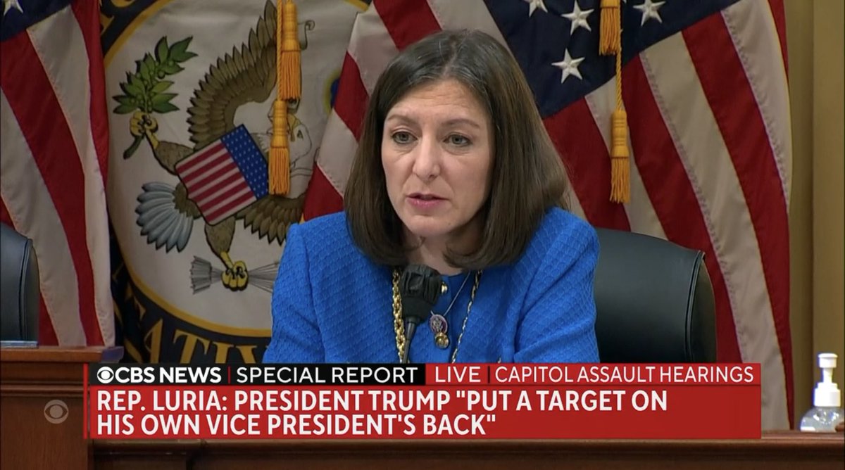 A White House security official testified that "members of the Vice President’s detail were starting to fear for their own lives…,”

"It was disturbing. I don’t like talking about it, but there were calls to say good-bye to family members,”