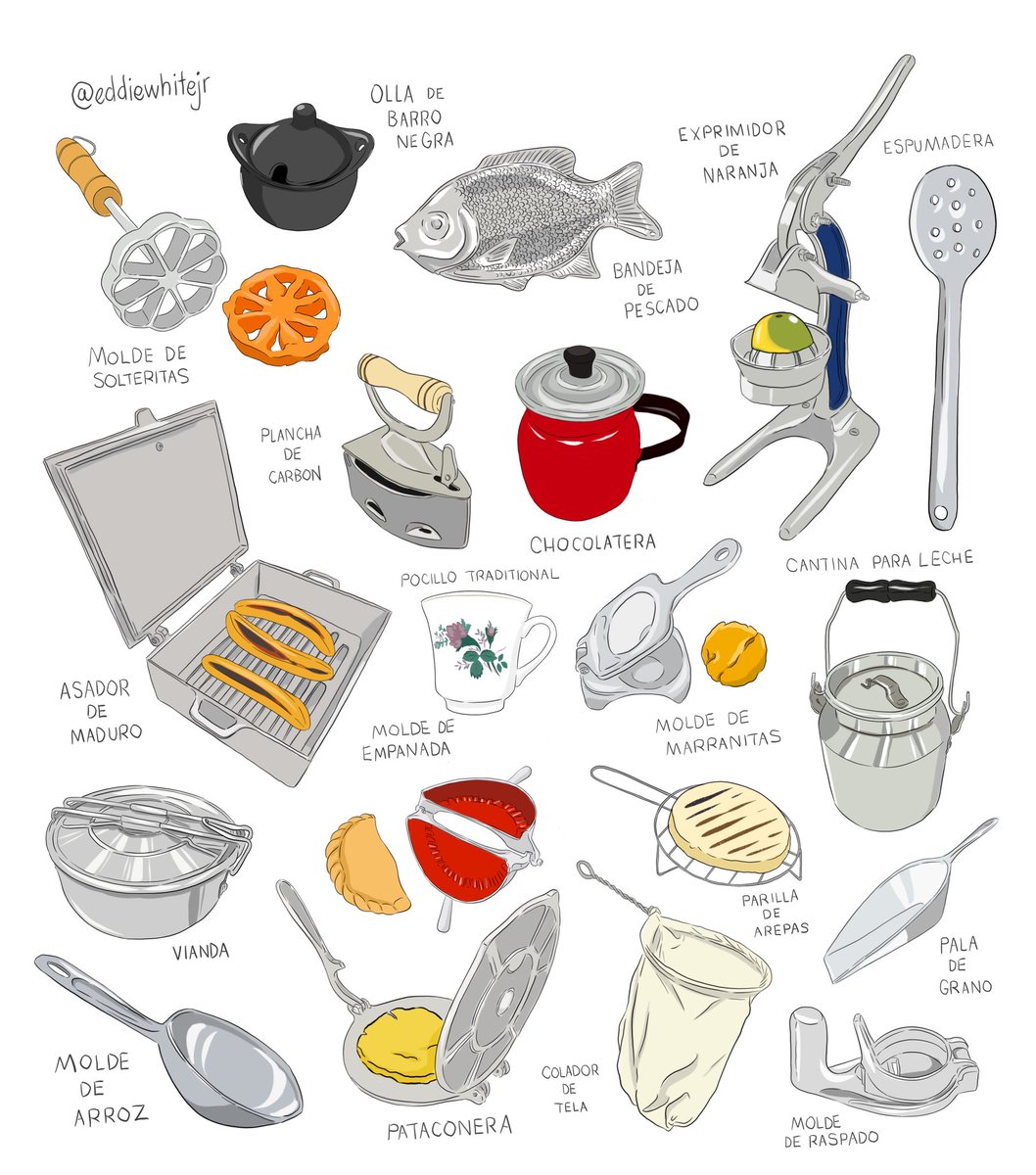 A piece i drew for Cristalería Ramirez, in Cali, Colombia, a 50 year old kitchenware store. Loved seeing all of the very classic Colombian cooking implements