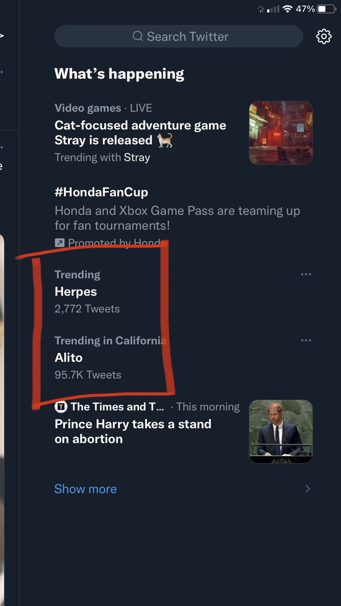 Herpalito is trending? <a href="/StrictScrutiny_/">Strict Scrutiny Podcast</a> <a href="/LeahLitman/">Leah Litman</a> <a href="/ProfMMurray/">Melissa Murray (@ProfMMurray on Threads 🧵)</a> <a href="/kateashaw1/">Kate Shaw</a>