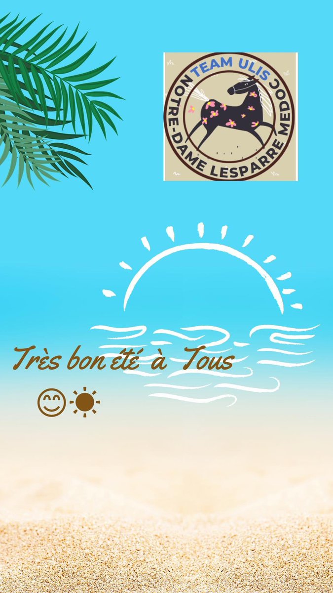 teamulisnd's tweet photo. Nous vous souhaitons de passer un bel été et de bonnes vacances reposantes 🌼☀️🏖🏕😊 #dispositifuliscollege https://t.co/IsxCK1RD1a