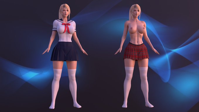 2 pic. Sarah Bryant Blender model is now available on Patreon - https://t.co/9XEypuUr1C

1) https://t