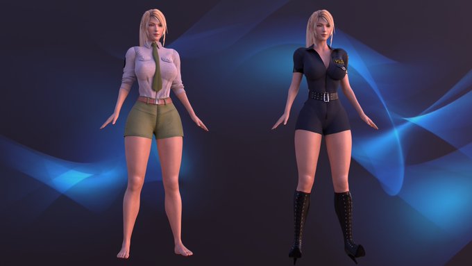 3 pic. Sarah Bryant Blender model is now available on Patreon - https://t.co/9XEypuUr1C

1) https://t