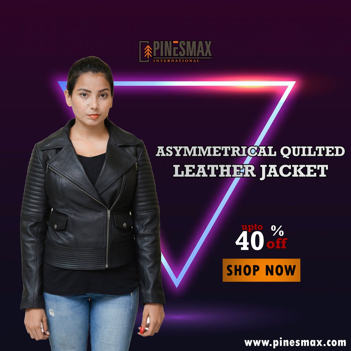 pinesmax1's tweet photo. Be Your Best Version with our #Asymmetrical #Quilted #LeatherJacket #women.
Get in touch today!
https://t.co/uW2oQmbInL
Info@pinesmax.com
#asymmetrical #vintage #bikerjackets #leatherwear #usa #uk #london #fashionstyle #stylefashion #styleoftheday #bikerleatherjacket #pinesmax https://t.co/q92LRwVdvz