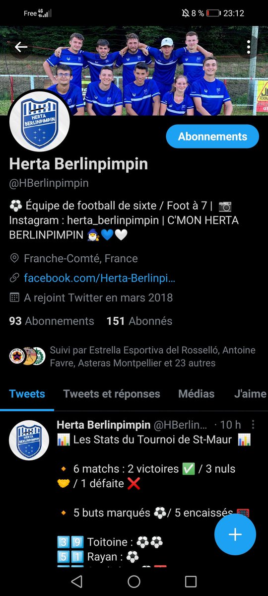 DsF Pompon (@pompon_1) on Twitter photo Allez vous abonnez allez les suivre cette équipe va tout défoncé sur son chemin énorme confiance en eux, c'est une famille avant tout 🔵⚪😍
<a href="/HBerlinpimpin/">Herta Berlinpimpin</a> Allez vous abonnez allez les suivre cette équipe va tout défoncé sur son chemin énorme confiance en eux, c'est une famille avant tout 🔵⚪😍
<a href="/HBerlinpimpin/">Herta Berlinpimpin</a>