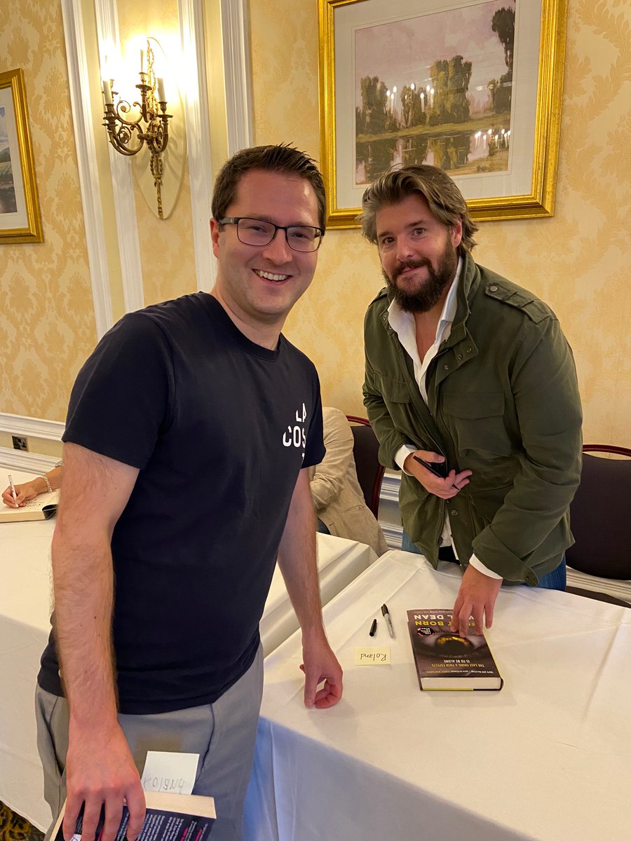 First books bought this year <a href="/HarrogateFest/">Harrogate Festivals</a> - by <a href="/willrdean/">Will Dean</a> and <a href="/josephknox__/">Joseph Knox</a> 

Both shortlisted for the crime novel of the year - didn’t get the trophy, but absolute winners and all round gents! 🙏

#crime #Harrogate #books