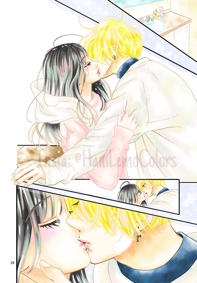 AkaYona_COLORS's tweet photo. En resumen: Uka está sorprendida de la decoración en la casa de Kai por lo que quiere hablar, pero él está muy impactante y le dice "No me importa porque quiero besarte"
KYAAAAAAAAAAAAAAAAAA 😍🙈no puedo
#HoneyLemonSoda #ハニーレモンソーダ #Sparkle80 #Page28 #myColoring https://t.co/10vJ0NKdZ0