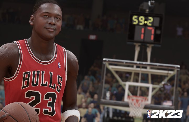 NBAMemes's tweet photo. WOW. 2K really nailed Young Michael Jordan in NBA 2K23 🔥🐐 https://t.co/HIGm3Nupvn