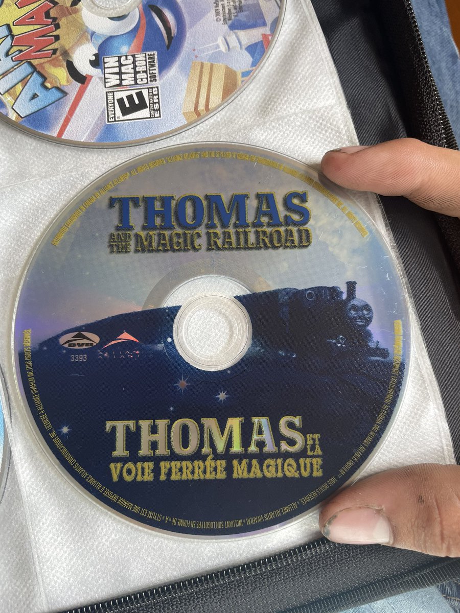 I was in the attic today and found my old DVD case and within in the case I found this! This is the French release of TATMR!! Keep in mind I live in America, I’m not sure how I wound up with this disc, but I’ve had it as long as I can remember!! I wonder what else is in here???!!