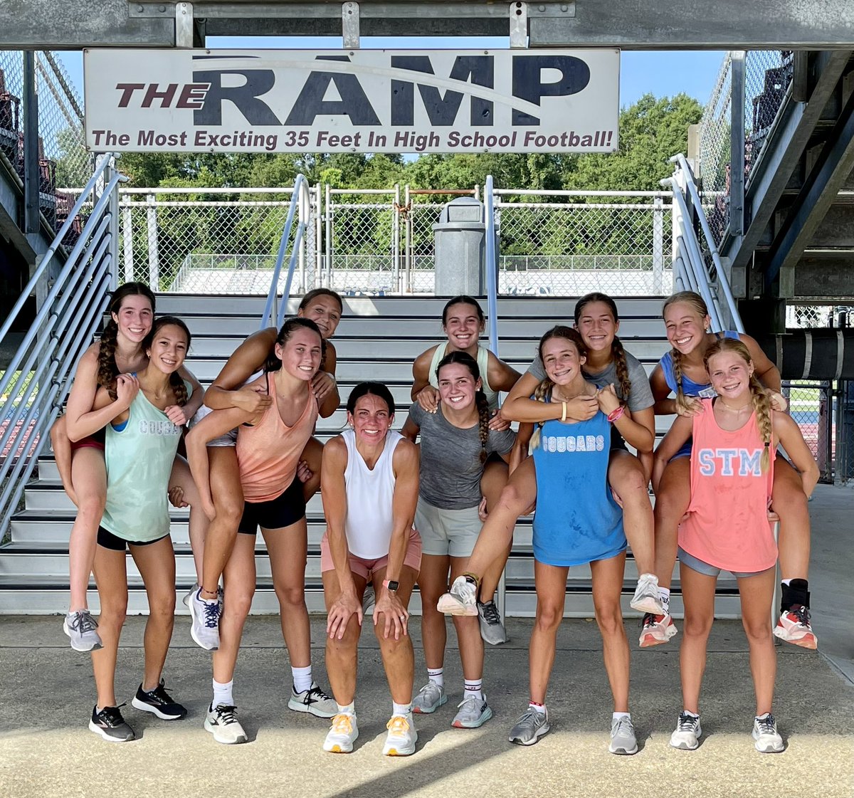 CougarVballers's tweet photo. Top 🔟 in todays #toughnessthursday combo of 800m and 400m repeats and shuttle runs. 🔥🥵 
@STMathleticsnow @STMLCB @STMsoftball https://t.co/5yAE19gbcI