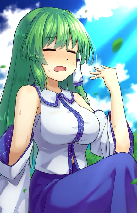 暑そうな早苗さんrkgk 