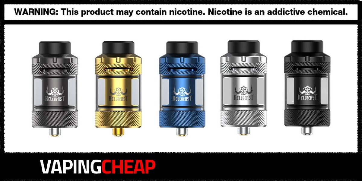 VapingCheap's tweet image. Hellvape Hellbeast 2 Sub Ohm Tank --&amp;gt; vapingcheap.com/hellvape-hellb…

#vape #vaping #vapefam #ejuice #vapeporn #vapelife #vapeon #vaper Atomizer Deals #vaporizer #ecig #vapepics #vapedaily #vapeshop