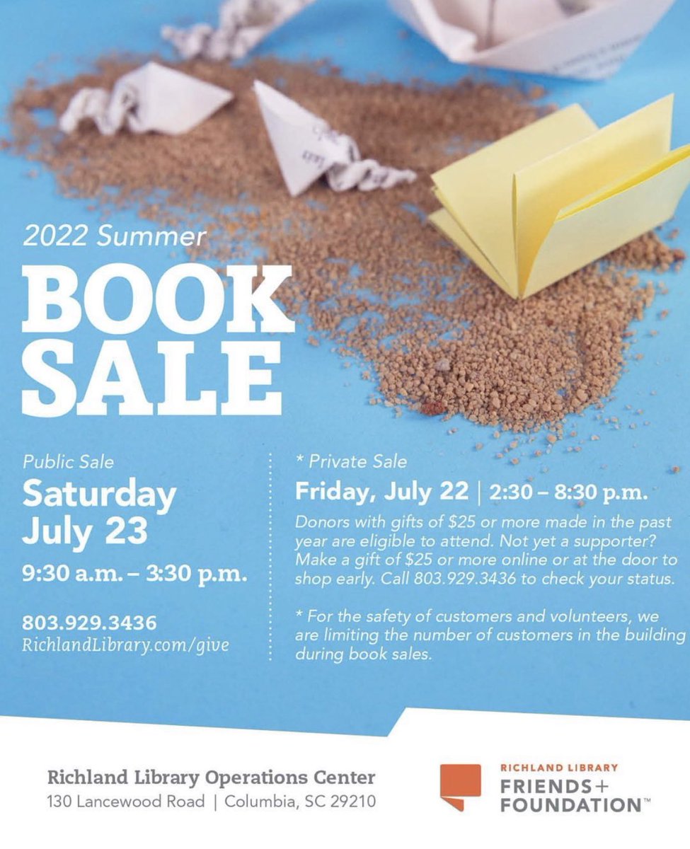 chakisse's tweet photo. Book Lovers Unite: @accessfreely Friends and Foundation is hosting their 2022 Summer Book Sale this weekend. 📚 😍 https://t.co/FB0YTYo1RU