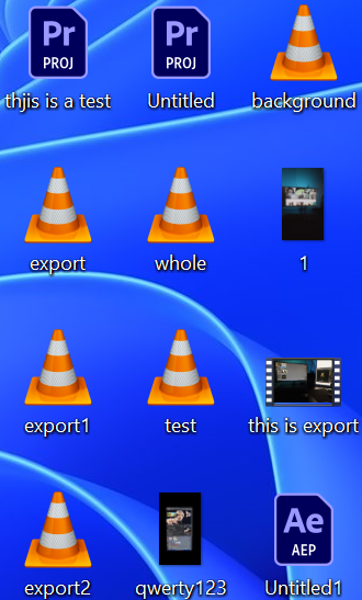 I need to get better at naming files on my computer. Most of them look like: (untitled.prproj, 1.psd, pleasework5.mp4, test.aep)
