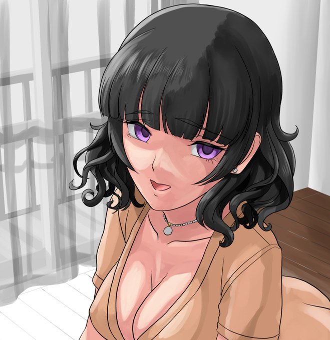 おはようございます!
朝お絵かき。
背景を加えて光の向きも調整。 