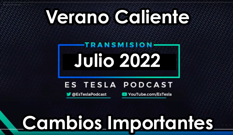 EsTeslaPodcast's tweet photo. Acompáñanos en un episodio especial de Es Tesla el 26 de julio, 2022 a las 16:00 hora de México, 17:00 USA Este, 23:00 de España.
https://t.co/WWrRletJT5 https://t.co/Znlm2PuVE4