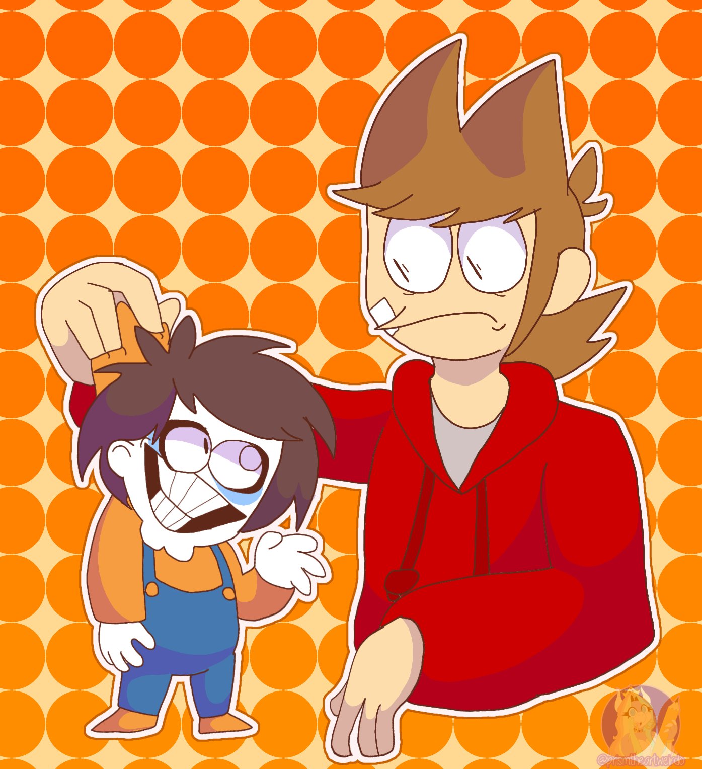 Spooky Month vs Eddsworld hello Roy of hello Tord of Eddsworld