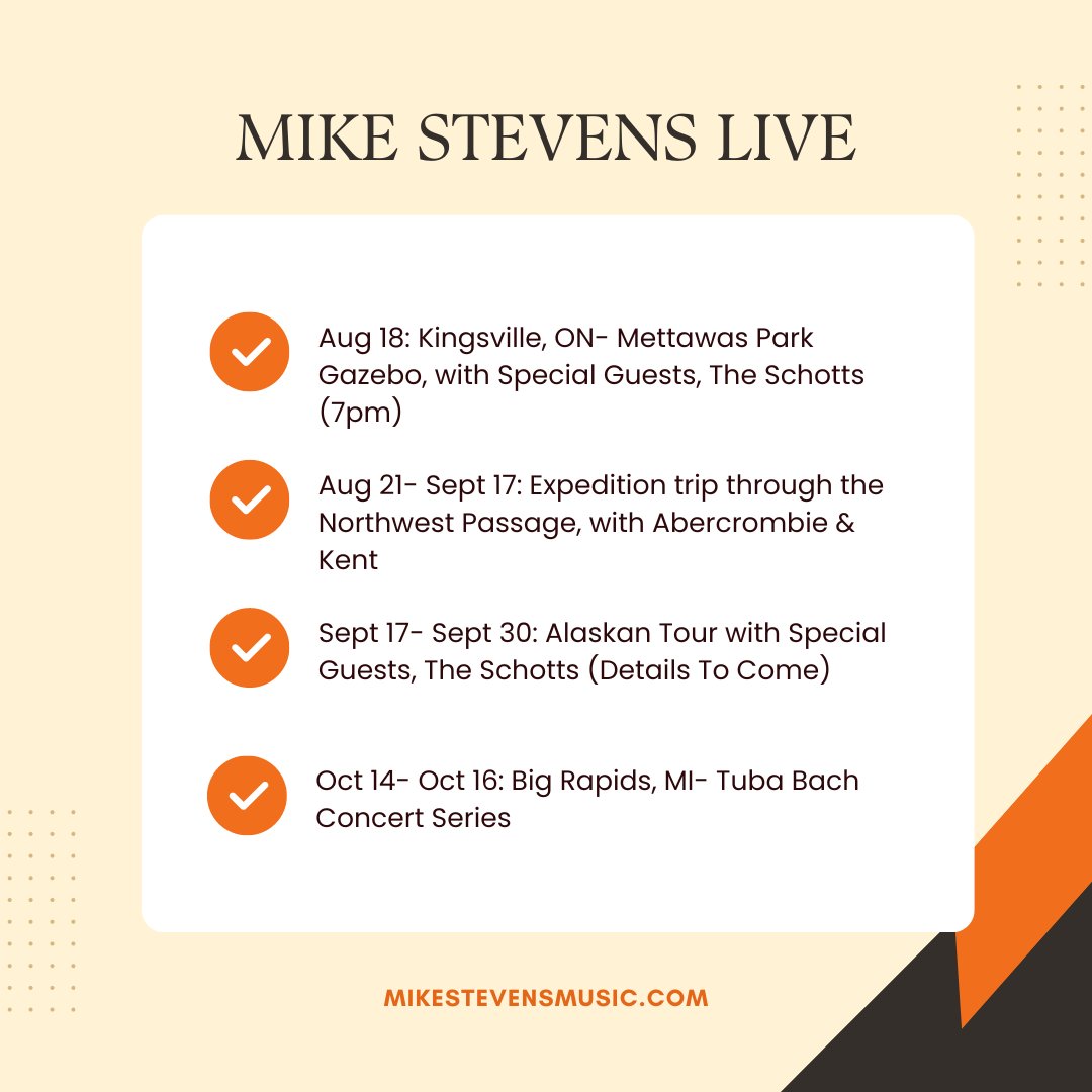 Sharing some August show/workshop dates with everyone. I hope to see some familiar faces and look forward to meeting new folks as well!

#mikestevensmusic #harminca #harp #breatheintheworld #breatheoutmusic