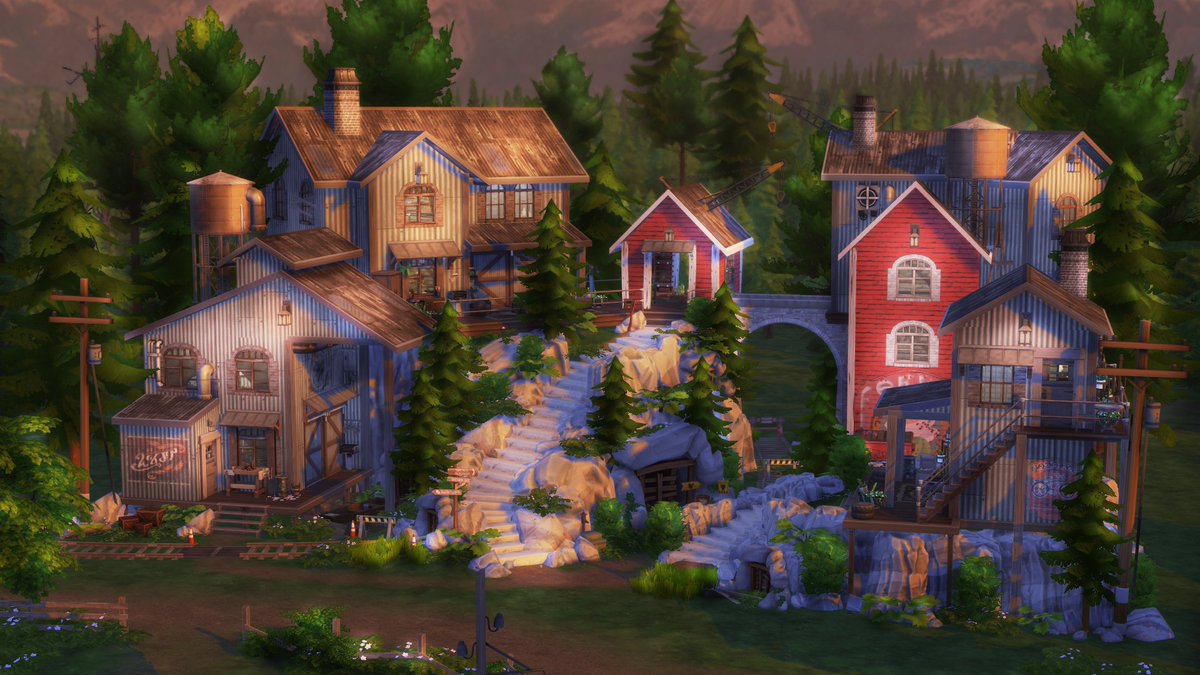 Ayaneko_sims's tweet image. 🐺Volkov Mines

The Moonwood collective has welcomed a lot of new pack members lately so the Volkovs decided to settle in the old mines
It might be a bit murky but they can now host newcomers while they adapt to their new life as peacefully as werebies can be

#ShowUsYourBuilds