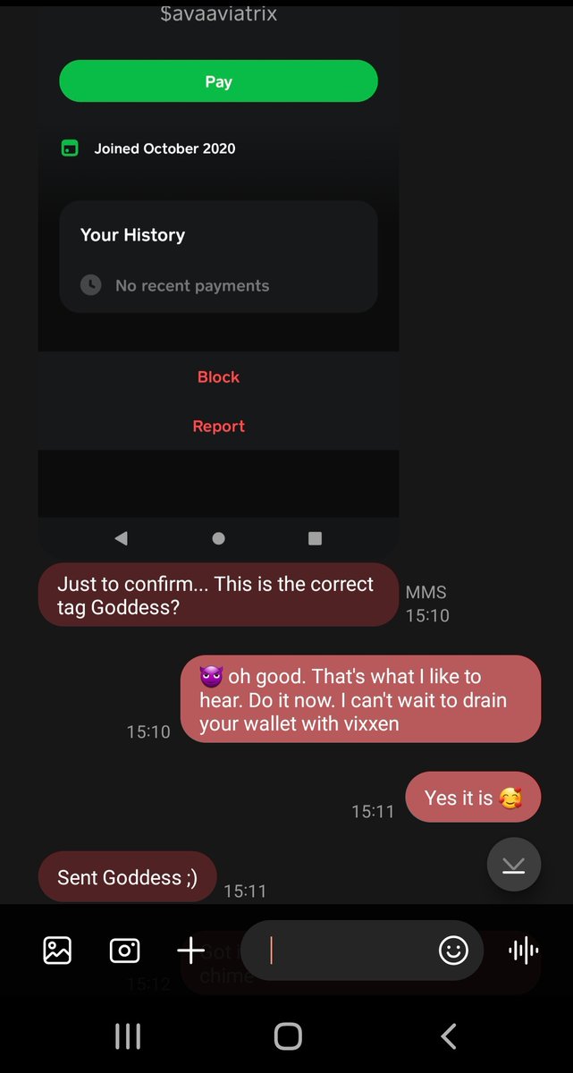 AviatrixAva's tweet photo. @VixxenVendetta and I are having fun with this one 😈🥰 he's such a good bitch boy he's learning that the more he sends the more he gets. https://t.co/wlAwvRjo9t