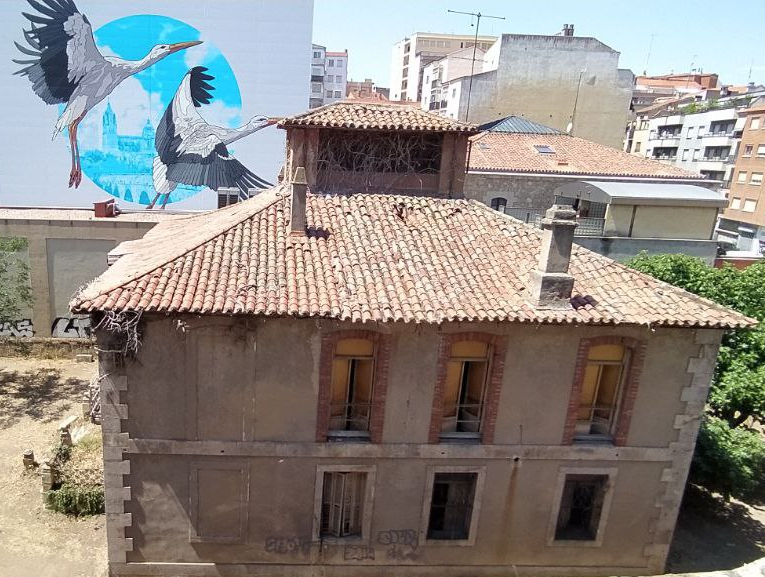 ACDPatrimonio's tweet photo. El abandono hace mella en el palacete del Paseo de la Estación (tejas rotas, próximas a caerse y hundimiento de cubierta).
La inacción de @aytoSalamanca al no exigir que se realice el proyecto de restauración de cubierta presentado por la propiedad en 2014... ¡clama al cielo! https://t.co/yaHXqUylej