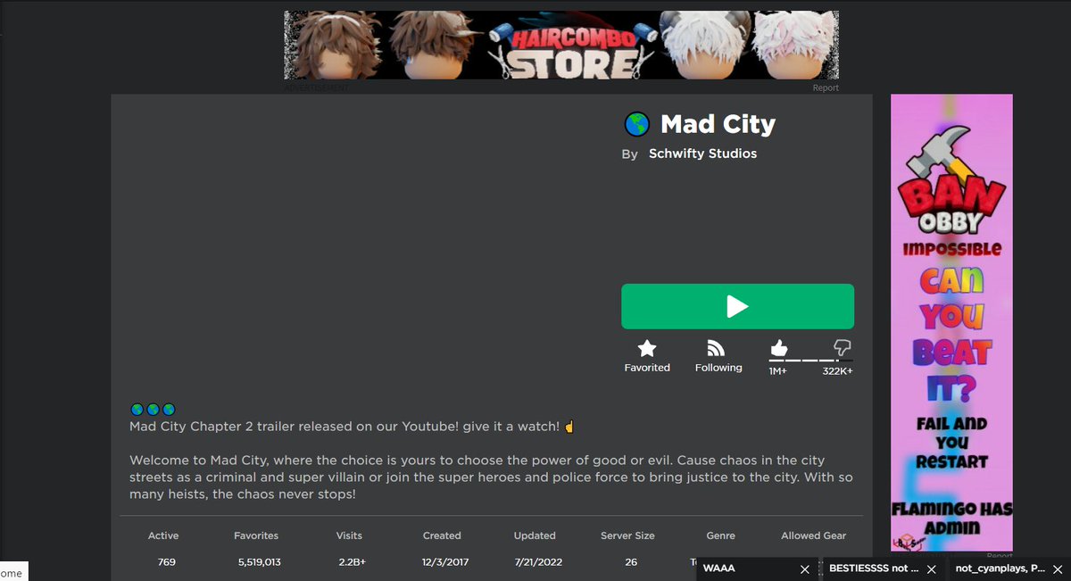 Ninja_TeamRBLX's tweet photo. anyone else mad city shut down? https://t.co/OM3DFBh7Kf