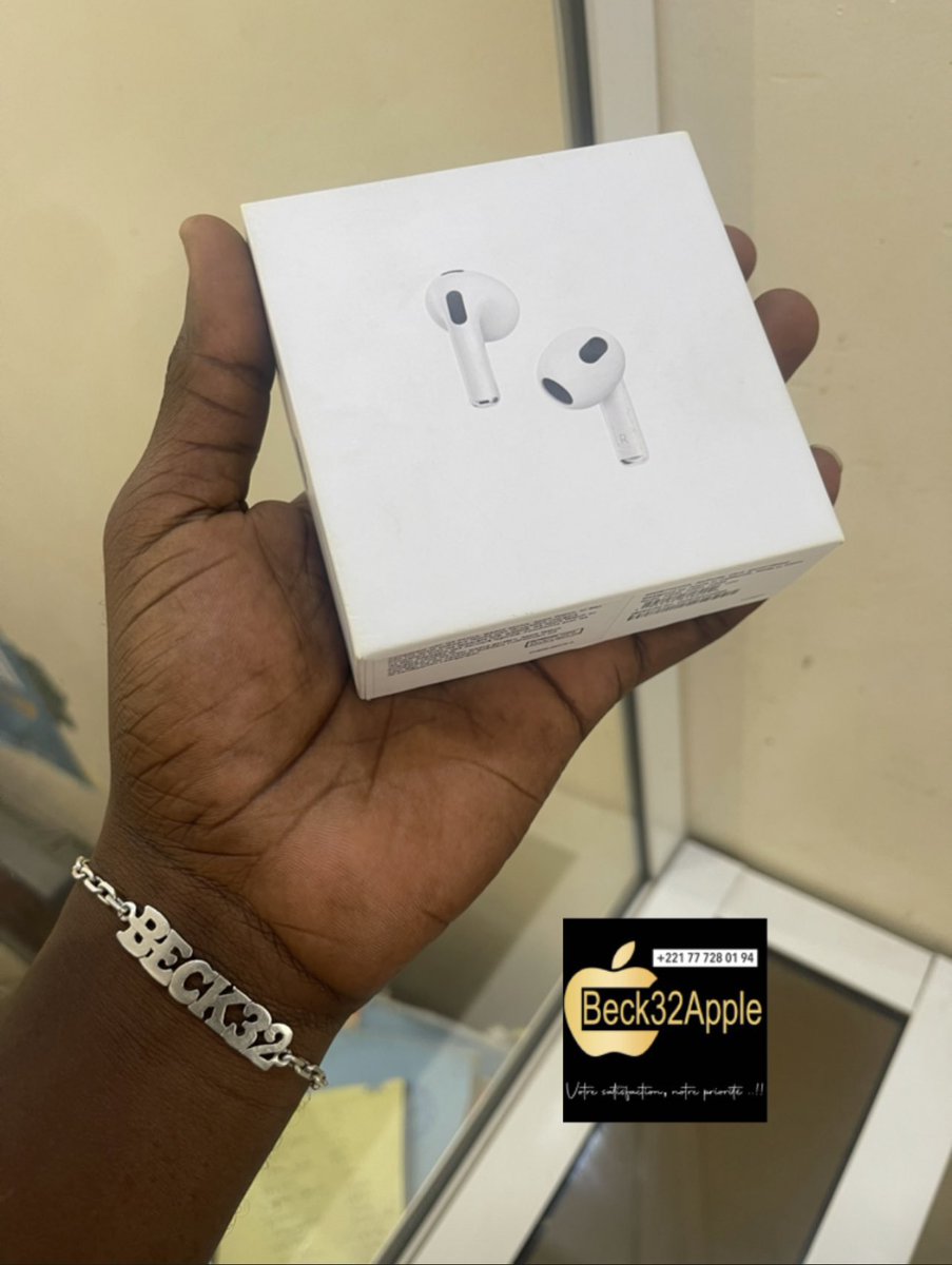 Beck32Apple's tweet image. 🚨 Jeu concours ! 

Tentez de gagner : 

AirPods 3 ( Copie conforme ) 

Règles du jeu :

-Rt + Cite ce tweet 

-Follow la page @Beck32Apple 

-TAS: 2 Gagnants ( Garçon et fille ) 

Fin du Jeu Samedi 22h inshAllah !