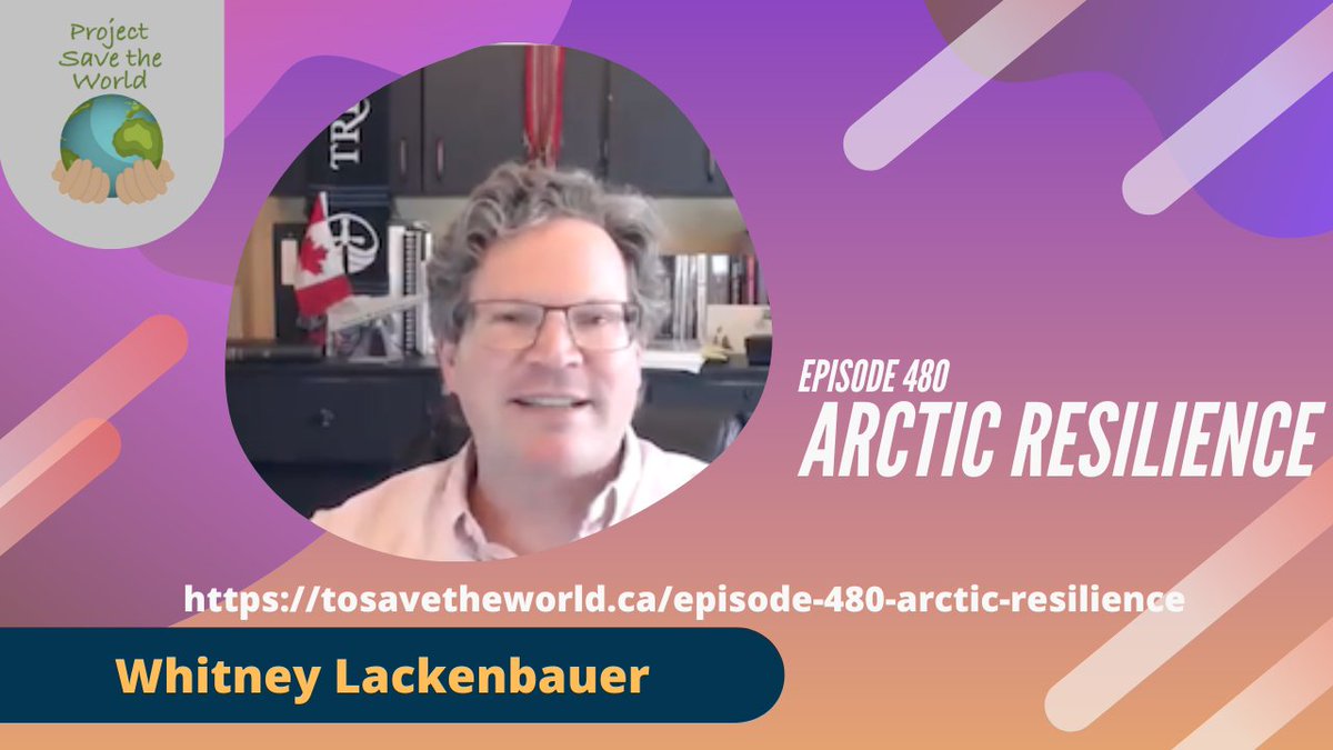 Whitney Lackenbauer is a professor at Trent University who studies the Canadian North.  Regrettably, Russia's invasion of Ukraine has brought a pause to some of the research work by all the countries of the region. tosavetheworld.ca/episode-480-ar….
