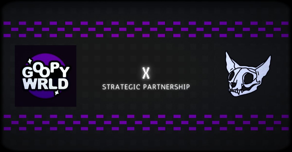 GoopyWRLD's tweet photo. @GoopyWRLD x @CetsOnCreck 
Strategic Partnership🤝 
Welcome to GoopyWRLD🥼🧪 https://t.co/2E7PkxrPIs