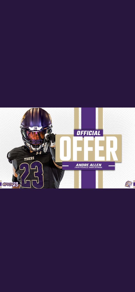 andreallen52's tweet photo. Blessed to receive an offer from Sewanee: The University of The South! @RodgersSewanee @DCJ_15 @SewaneeFootball https://t.co/wOsmjCC7lT