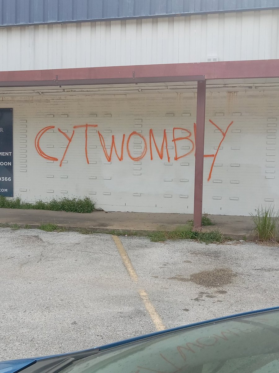 You go cy twombly, good for you