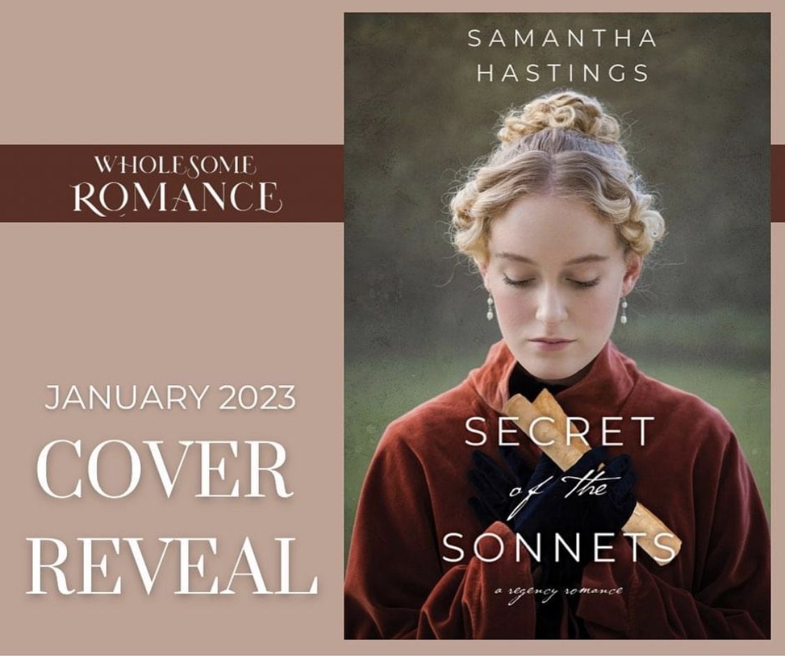 Cover reveal time! SECRET OF THE SONNETS comes out January 2, 2023. 🖤🎩🖤🎩🖤
