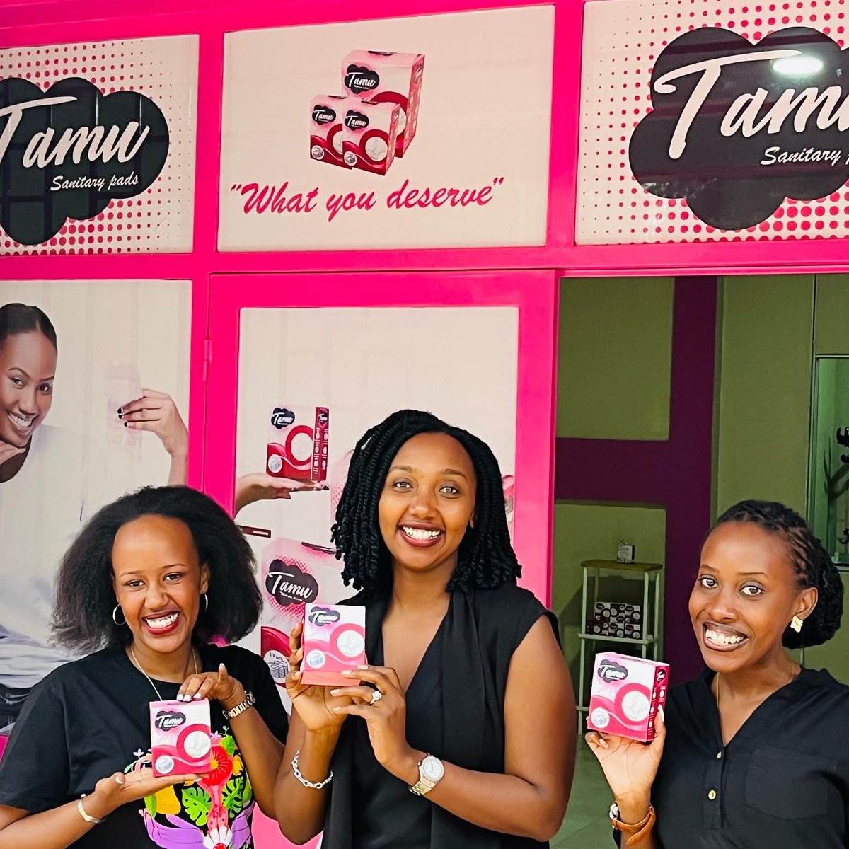 sayecompany's tweet photo. Yesterday our team had a courtesy visit at @Tamu_Pads showroom where we have been able to see the amazing work they are doing in ending period poverty in Rwanda , through producing locally made sanitary pads with high quality.  #RwOT #dukataze #sayecompanyltd https://t.co/WsDFfxPYqj