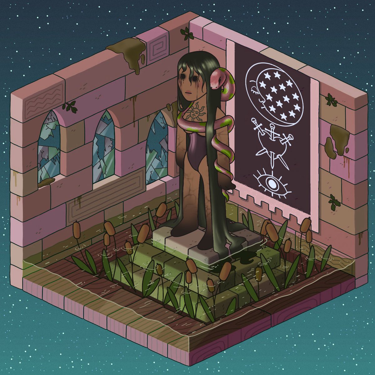 LambadaHavaiana's tweet photo. I gotta say, having a Faction Leader was something I craved a hell lot ever since @communi3_io minted out. Glad to finally grind my way to one, tnx a lot @ASTRKIN will take good care of this one 🙏🧙‍♂️  Behold Wizard Faction Leader Willow, the Cursed https://t.co/GeFoNQYUu2