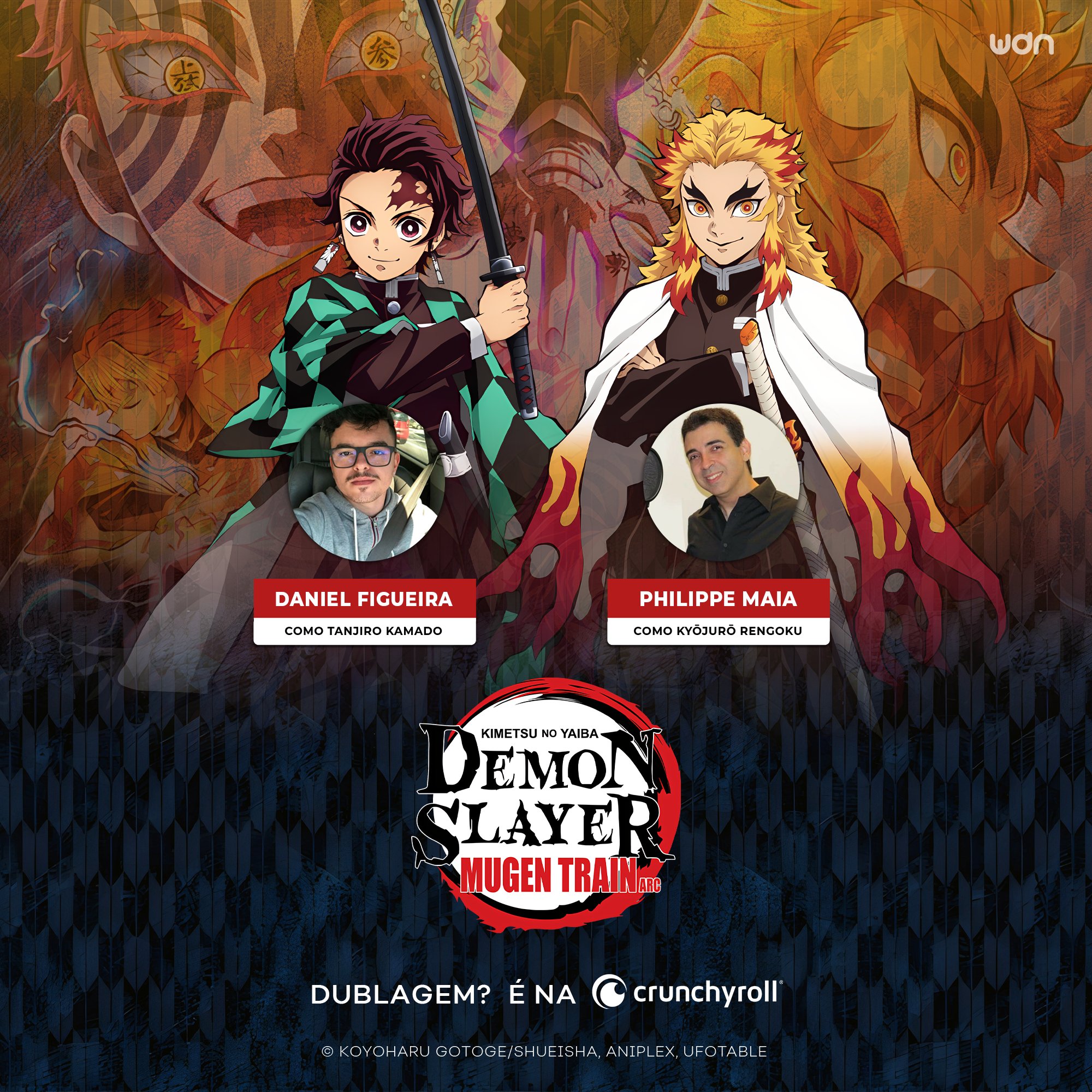 WDN - World Dubbing News on X: 🌻 NOVO EPISÓDIO DUBLADO DISPONÍVEL: ☀  Demon Slayer: Kimetsu no Yaiba ~Arco do Vilarejo dos Ferreiros~ - Episódio  06 🧡 Assista na Crunchyroll. 🔹 Vote