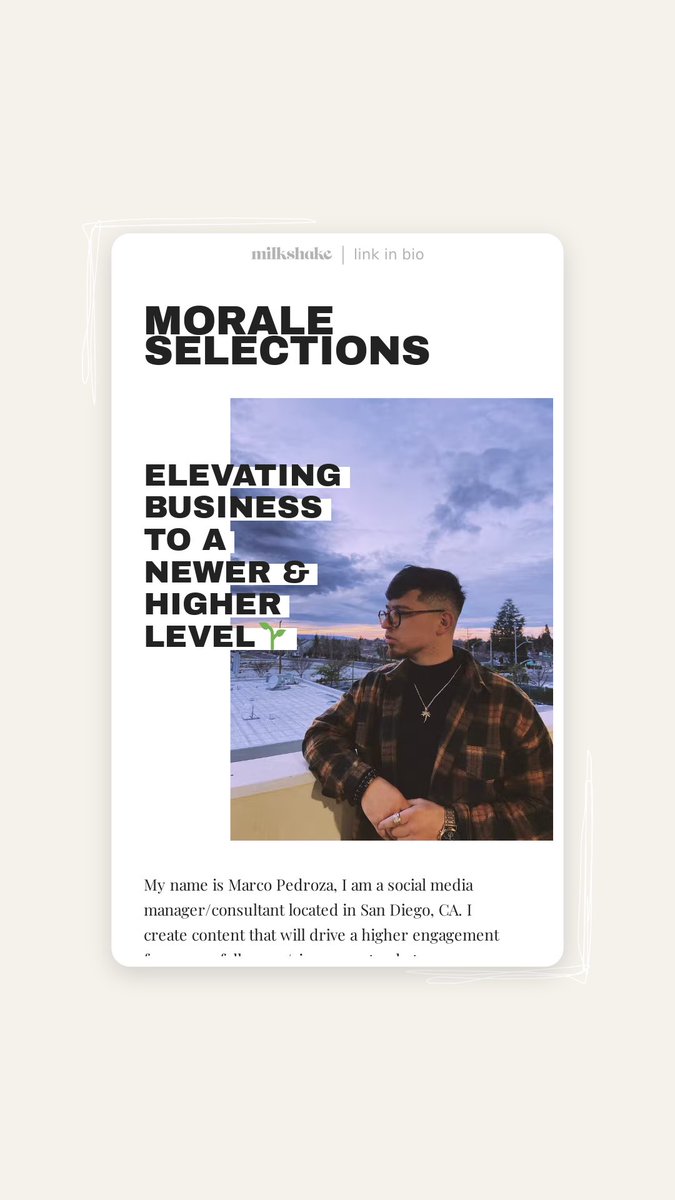 MORALE SELECTIONS tweet media