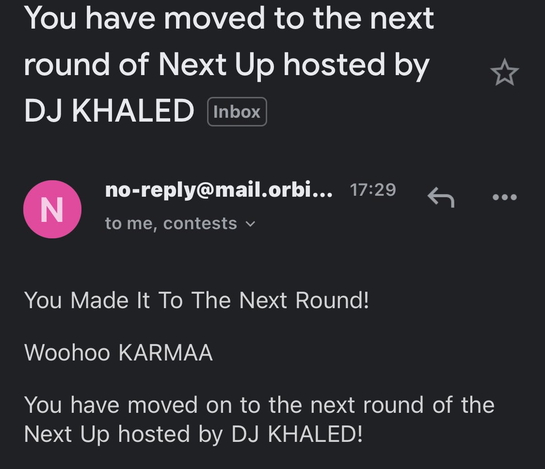 catchmekarmaa's tweet photo. PSA: WE ARE OFFICIALLY IN THE SEMIFINALS! I AM CALLING ON EVERYONE FOR HELP! I AM IN 50th PLACE &amp; NEED TO BE TOP 2 BY NEXT THURSDAY! LETS DO THIS! ANYONE WHO VOTES WILL BE ENTERED TO WIN KARMAA MERCH &amp; THE EARLY LINK TO MY UPCOMING ALBUM! SPREAD THE WORD!

https://t.co/TF79Ati8Tt https://t.co/22nNXEYybu