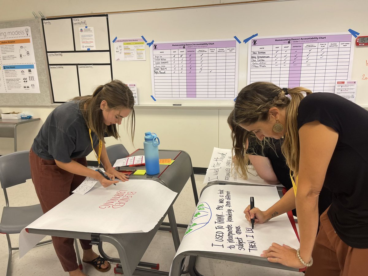 Cynthia5cap's tweet photo. Great day of learning today through the FLEX Model to plan for #AuthenticAssessment opportunities in our classrooms! Amazing experience to facilitate this session alongside my co-chaperone @mariamiret4! Thank you for the opportunity @PersonalizeDISD team 😊 @TEPRRockets https://t.co/WCdUPzMa0H
