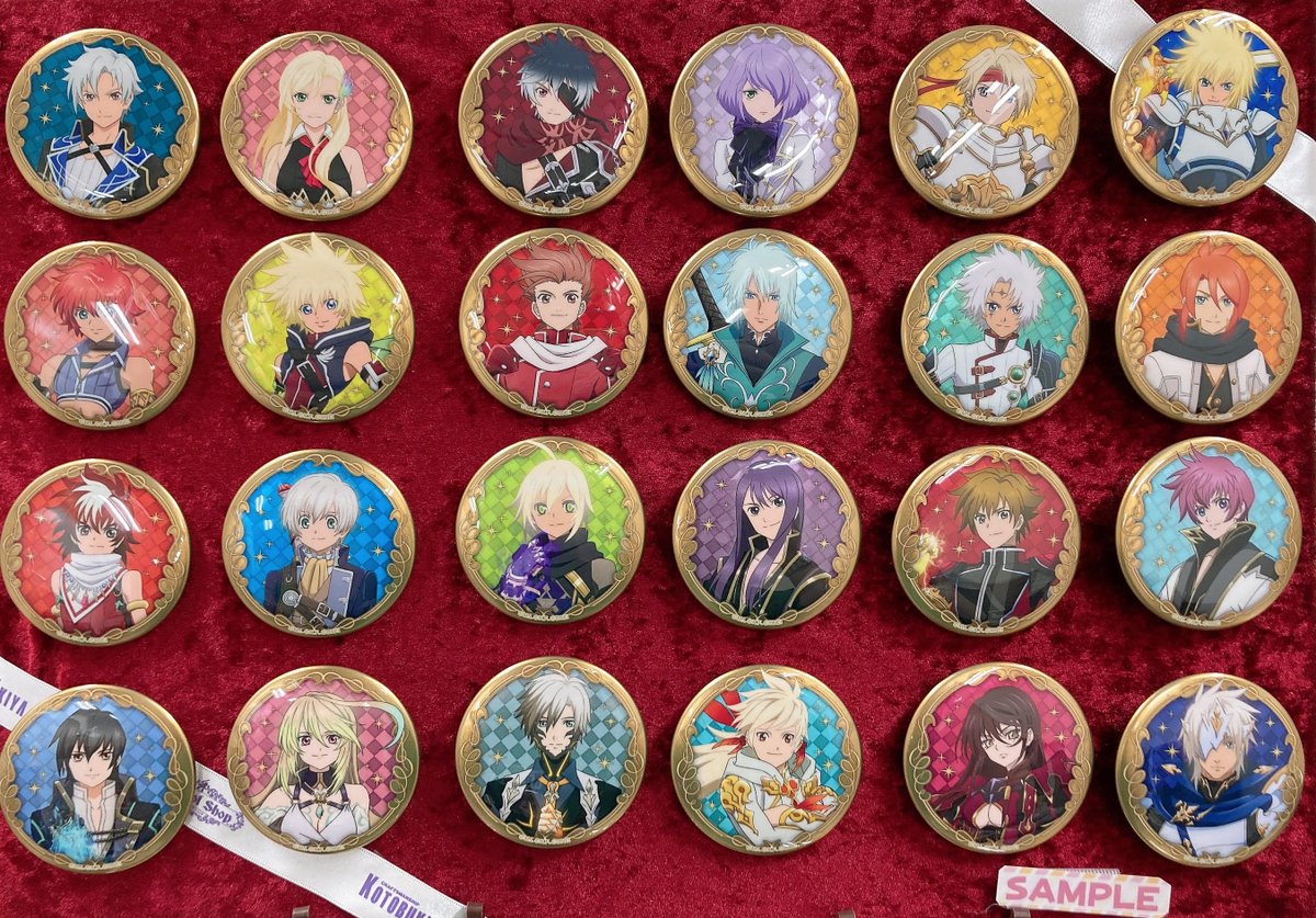 開催記念商品②「トレーディングアートバッジコレクション テイルズ